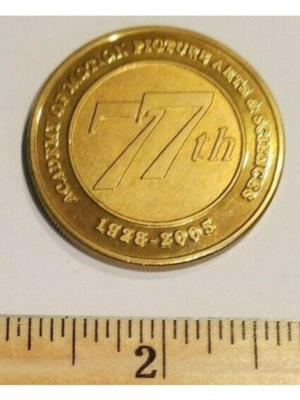 77th Annual ACADEMY OF MOTION PICTURES Token Coin Medal Movie Collectible SC7